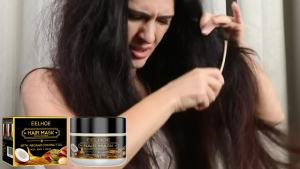 EELHOE Hair Mask Conditioner Moisturizing Improves Dyed and Permed Frizz Smooth and Voluminous Repair Hair Mask