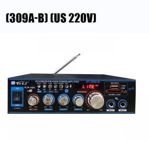 แอมป์จิ๋วแรงๆ แอมจิ๋วบลูทูธ Home Power Amplifier Built-in Bluetooth 800W ขยายเสียงบูทูธ เครื่องขยายเสียง HIFI แอมป์ขยายเสียง12 / 220V 2CHจอแสดงผลLCD ครื่องขยายเสียง FM USB SD Card