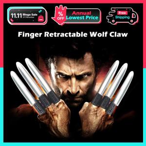 Wolverine Claw Finger Retractable Claw Mechanical Finger Control Creative Decompression Toys For Children Boy Gifts