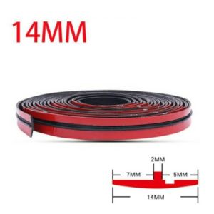 Car Rubber Sealing Strips T Shaped Sticker Window Edge Protector Windshield Roof 14mm/19mmHD-043