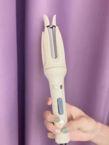 Automatic Curling Iron,Four Temperature Levels can be Selected,Rotating Curling Iron,Diameter 28mm ,Anti-Tangle Rotating Curling Wand for Hair StylingPink