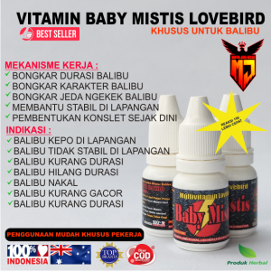 Vitamin Baby Mistis Lovebird | Vit Lovebird Balibu | Vitamin LB Balibu