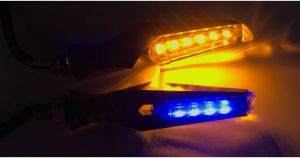 2PCS Universal Motorcycle LED Turn Signals Light Flowing Water Flashing Indicator Sequential Tail Running Lamp Blinker Flasher