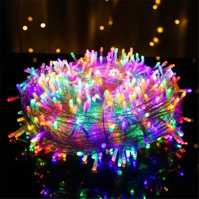 TIMSOT LED String Light Christmas Party Decor Fairy Waterproof String Light Decoration Lamp 100 LED Waterproof Holiday Lighting Decoration