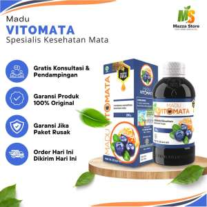 Madu VITOMATA Obat Herbal Atasi Mata Vitomata Kesehatan Mata Plus Minus Mines Katarak Rabun