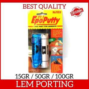 Lem serba guna Epo Putty ALTECO PORTING waterproof 50 gr dah original