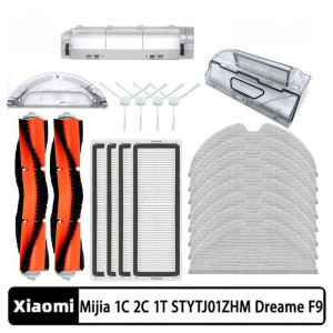 Xiaomi 1C 2C 1T Mi Robot Vacuum Mop Mop 2 STYTJ01ZHM STYTJ02ZHM STYTJ03ZHM อุปกรณ์เสริมเครื่องดูดฝุ่นหุ่นยนต์ของ แปรงหลัก แปรงด้านข้าง กรอง ผ้าขี้ริ้ว กล่องเก็บฝุ่น ถังเก็บน้ํา