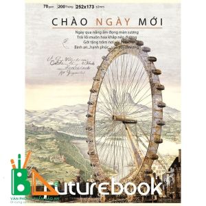( Lốc 5 ) cuốn vở kẻ ngang Futurebook chào ngày mới 200 trang