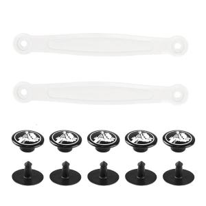 Clogs Heel Straps with Rivets Replacement Sandals Heel Straps PVC Clogs Straps For Beach Clogs Sandals Shoe Accessories