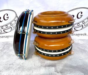 Rebana Hadroh Kayu Nangka Satu Set Bas Banjari