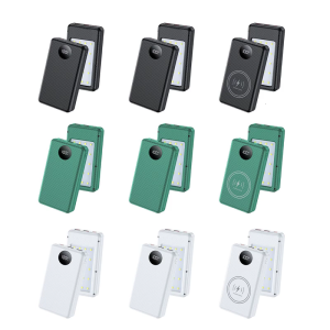 Portable USB Charger Holder USB Power Shell with Camping Light Feature For 6x18650 Holder Digital Display