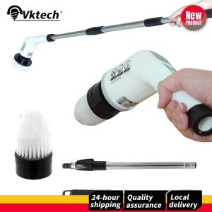 Electric Spin Scrubber Cordless Rechargeable Cleaning Brush for Kitchen Bathroom High Power Waterproof Design