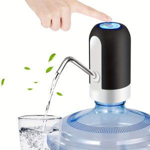 USB Rechargeable Electric Water Bottle Pump - Smart Automatic Dispenser for Dorms 400mAh Lithium Battery