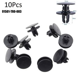 [HCM] Set 10 đinh tán nhựa 8mm màu đen cho xe Honda Acura 91501-TRO-003 nút gài ô tô - Chốt vít nở cho xe hơi