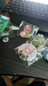 9Pcs/Set Game  Robin Feixiao March 7th HuoHuo Raiden Bosenmori Mei Tribios Jing Yuan Acheron Blade Jingliu 58mm badge Brooch Pin Cosplay Badge Decoration gift