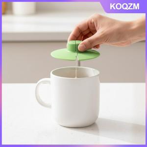 KOQZM Reusable Silicone Tea Bag Holder With Handle Mug Lid Squeezer Ideal For Kitchen Office Tea Time