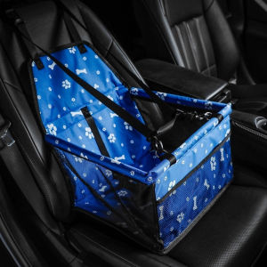 Premium Waterproof  Car Seat - Paw Print Design  Universal Fit for Cats/Dogs
