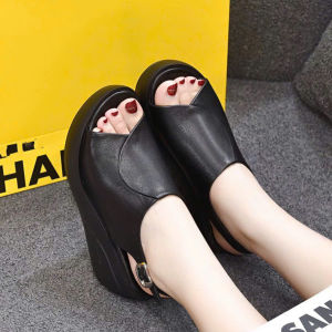 👡 DÉP NỮ TRUNG NIÊN ĐẾ XUỒNG 6CM – DA MỀM ÊM CHÂN – QUAI HẬU CHỐNG TUỘT – CHỐNG TRƠN TRƯỢT