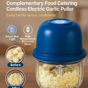 Silent Electric Garlic Pounder Food Grinder Vegetable And Pepper Meat Grinder