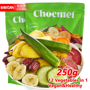BIBIZAN 250g Mix Healthy Fruit and Vegetables Crisps 10 Kinds of Vegetables Dairy Free Natural