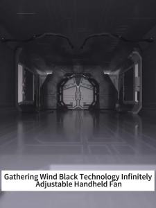 Handheld  Fan Small 100-wind-speeds rechargeable Super-mute High-wind Portable