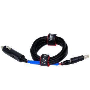 Patented VIONTEK Portable Generator Power Station Car Truck Charge Cable Lighter to 5.5mm(5521) and 8.0mm(7909) XT60 XT90 DC Connector  for AnkerJackery Bluetti EB3A 16 Gauge 12-24V 15A 360 Watt Maximum