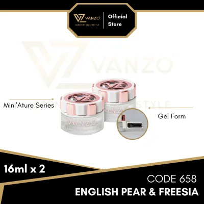 658 - VANZO Miniature Series [English Pear & Freesia] / Car Perfume / Pewangi Kereta [4 BOXES MIX & MATCH FOR RM100]