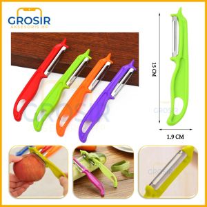 Pisau Kupas buah mini piso pengupas kentang alat penyerut kulit wortel peeler perlengkapan dapur cocok untuk souvenir