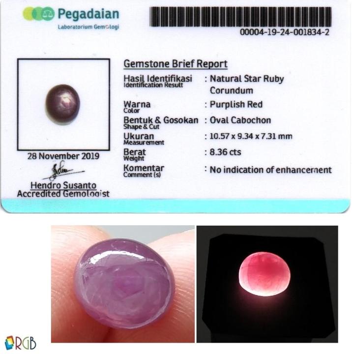 Natural STAR Ruby selling Ct NTE