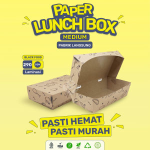 Lunch Box Medium Lunchbox (Isi 50 Pcs-L.B1K224)