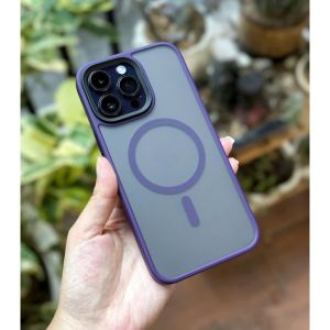 ราคาส่ง Matte Back Cover รองรับการชาร์จแม่เหล็กสําหรับ IPhone 16e 16 16Pro 16Plus 16Promax 11-12-13-14-15-16-Plus-Pro-Promax Anti-Texture Back - ชายแดนสี 006