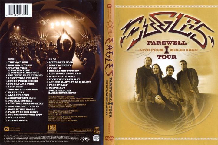 DVD Concert The Eagles - Farewell 1 Tour Live From Melbourne