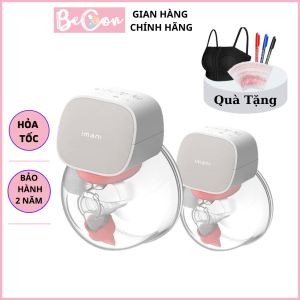Máy hút sữa không dây IMANI I2 I2 plus (BeCon_Fatzbaby) máy vắt sữa rảnh tay chất liệu silicon không chứa BPA