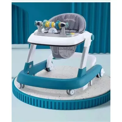 Baby Walker with music Foldable Adjustable height 6-18 Months Multifunctional