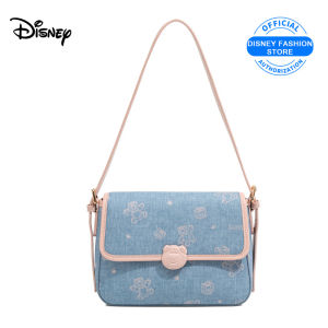 กระเป๋าแฟชั่นสุภาพสตรีกระเป๋าสะพายไหล่สำหรับผู้หญิง Crossbody รูปหมีสตรอเบอร์รี่จากดิสนีย์ลอตโซ่กระเป๋าสลิง