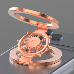 AE New stress-relief gadget: Fidget spinner phone stand with double-sided magnetic ring holder dual-ring multi-functional universal support