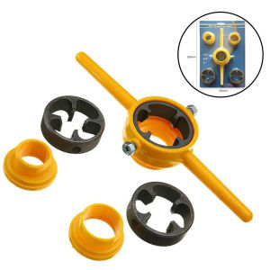 1Set Pipe Thread Die Pvc Reusable Movable Opening Fast Ratchet Wrench External Thread Tap Convenient Thread Maker Tool