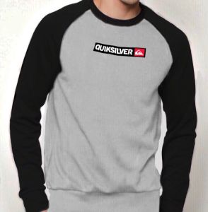 Sweater Crewneck Pria Wanita Lengan Panjang Bahan Kain Fleece Switer Reglan 2 Warna Ukuran Besar Dan Kecil Ready Size XS - XXXL