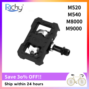 SM-PD22 Clipless Pedals SPD Cleat Flat Pedal For M520 M540 M8000 M9000 MTB Mountain Bike Pedal