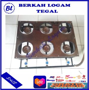 Kompor Multi-Fungsi: Kompor Martabak Mini 3 Kran & Kompor Serabi Solo 6 Tungku