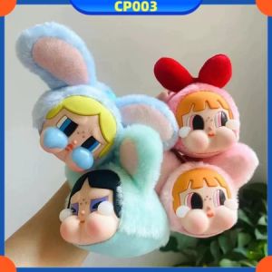 （READY STOCK）CRY BABY Power Puff Girls Gantungan Kunci tas Boneka Popmart Keychain ppg lucu viral (NO BOX)