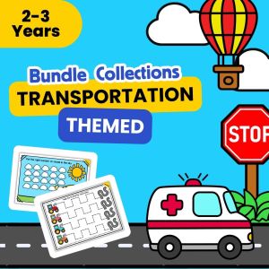 Montessori Toy Toddler Early Learning Busy Book Transportation Theme Kit Early Learning Tracing Counting Toy Children Toys Sensory Toy Baby Book  ABC Activity