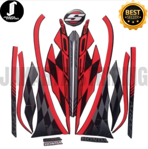 STIKER STRIPING STANDART HONDA SCOOPY SPORTY 2018 LIS BODY MOTOR SCOOPY SPORTY 2018