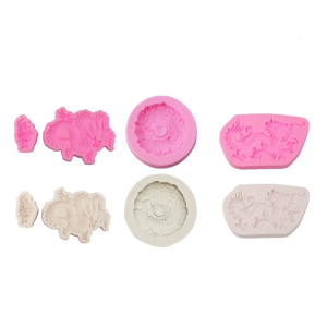 Patterned Dragon Silicone Mold Fondant Mould Cake DIY Supplies Pastry Baking Tools Resin Ornaments Handmade-Soap Mold