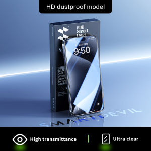 SmartDevil ฟิล์มกระจกเทมเปอร์ สำหรับ iPhone 15 Pro Max iPhone 14 Pro Max 15 Plus 14 Plus iPhone 13 Pro Max iPhone 12 Pro Max ป้องกันฝุ่นป้องกันหน้าจอที่ชัดเจนป้องกันลายนิ้วมือ
