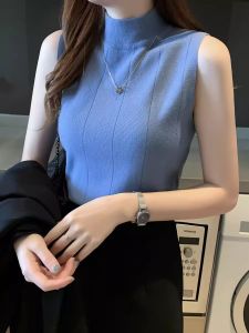 Lotus Clothing Lucy knit Top - Atasan Knit Korea -Sleeveless Knit Top- Atasan Rajut Tanpa Lengan