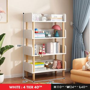 ⚡️LIKE BUG⚡️Aralia 6|5|4 Layers Simple Bookshelf| Living Room Rack home Multilayer bookshelf| storage rack office file rack