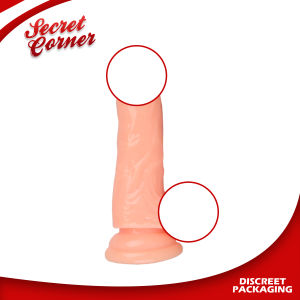 Secret Corner 6 inches Pinoy Type Penis Dildo Sex Toys for Women - Flesh