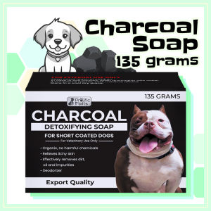 MDCP - Removes dirt oil impurities Prolific Tails Charcoal Detoxifying Soap 135g for Cats & Dogs  (for short coated Dogs)