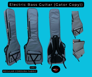 BASS ELECTRIC GUITAR CASE BAG GIGBAG FOR STANDARD SHAPED BASS ( GATOR GT-BASS COPY) FULLY PADDED REG
